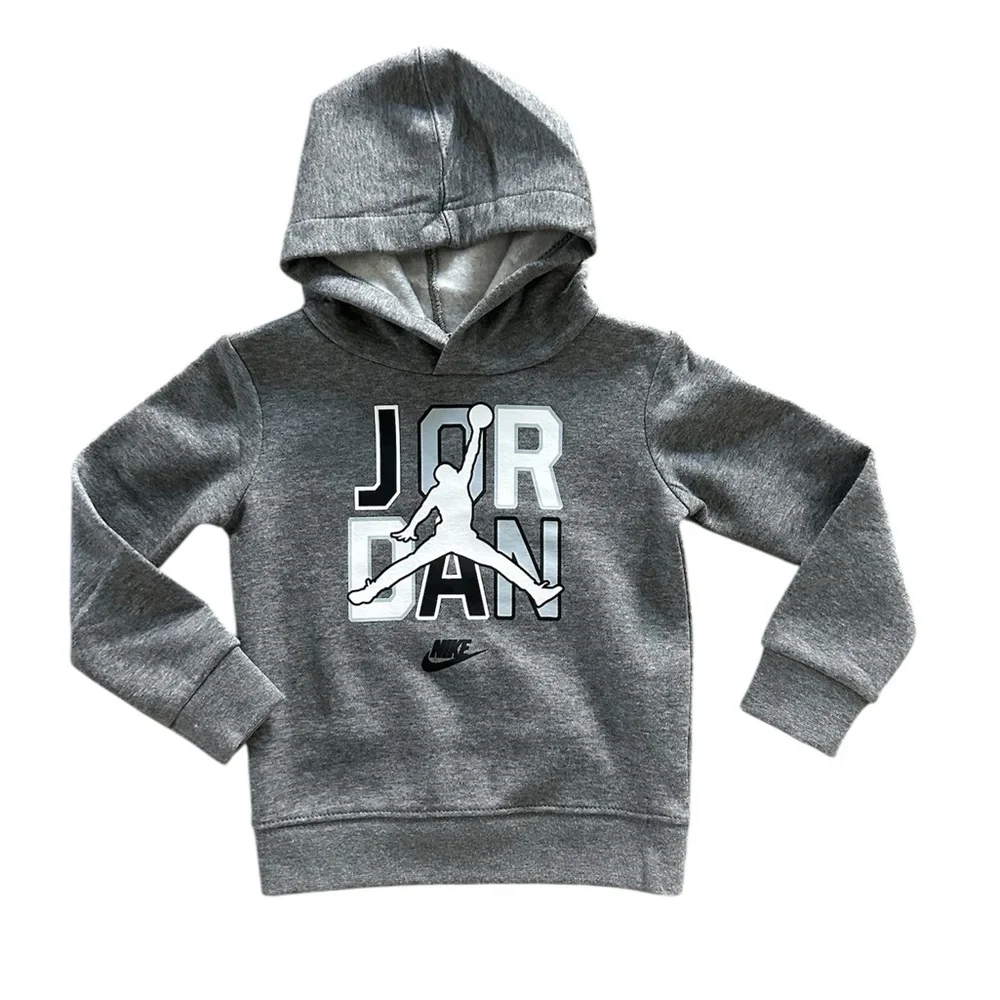 Nike Jordan 2 Piece Set Hooded Sweatshirt & Joggers Boys Size 2T NWT - Picture 2 of 4